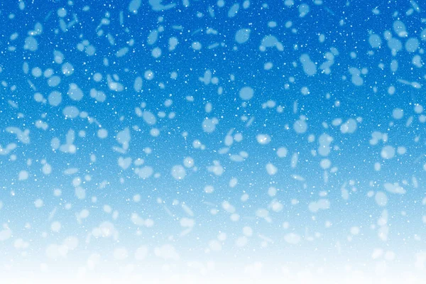 Nieve Invierno Fondo Copo Nieve Bokeh —  Fotos de Stock