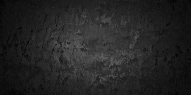 Koyu beton duvar, alçı siyah arkaplan