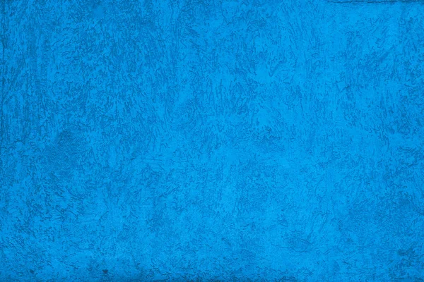 青いコンクリートの背景古いグランジ石膏壁 — ストック写真