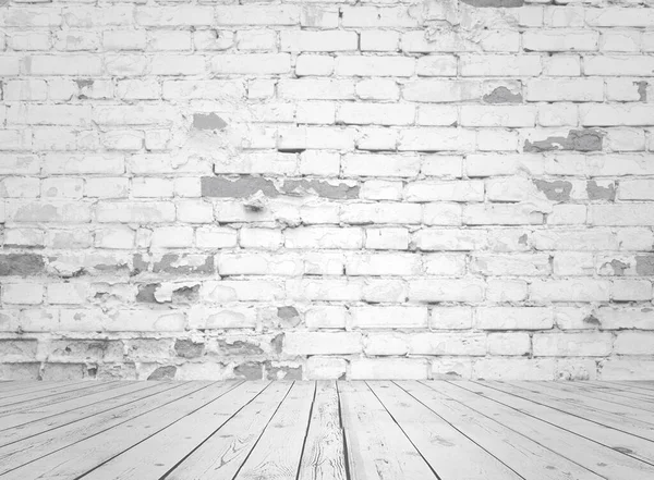 Gray Interior Brick Wall White Background — Stock Photo, Image