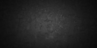 Koyu beton duvar, alçı siyah arkaplan