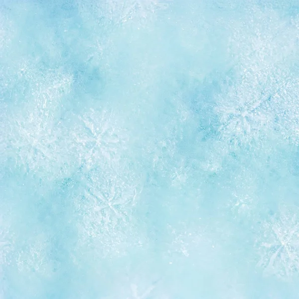 Abstrakcyjne Tło Zimowe Płatki Lodu Śniegu — Zdjęcie stockowe