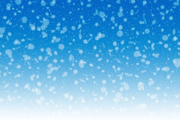 Nieve Invierno Fondo Copo Nieve Bokeh —  Fotos de Stock