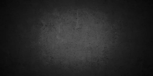 Dark Concrete Wall Plaster Black Background — Stock Photo, Image