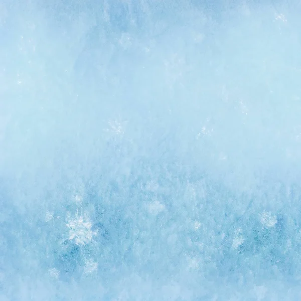 Fundo Inverno Abstrato Gelo Flocos Neve — Fotografia de Stock