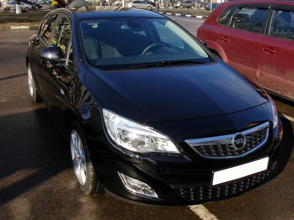 Opel Astra J negro —  Fotos de Stock