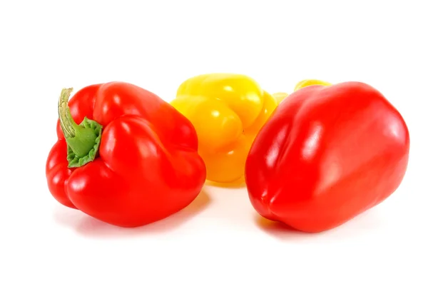 Rote und gelbe Paprika — Stockfoto