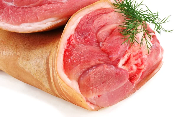 Pork leg shank with fennel — Stock Photo, Image