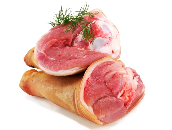 Pork leg shank with fennel — Stock Photo, Image