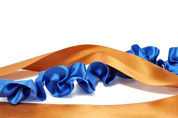 abstraction of satin ribbons