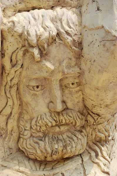 Detail hlavy sochařství — Stock fotografie
