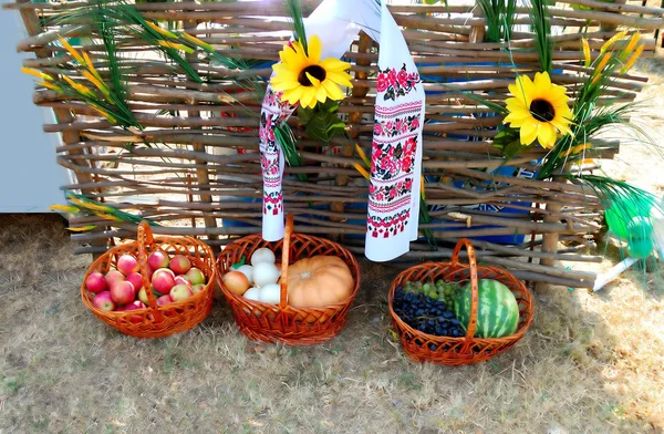 Meyve sepetleri — Stok fotoğraf