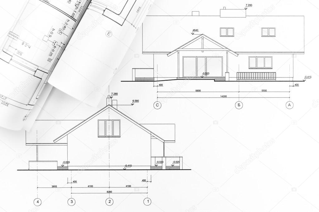 Architektonische Zeichnen Stockfoto Mrtwister 43670139