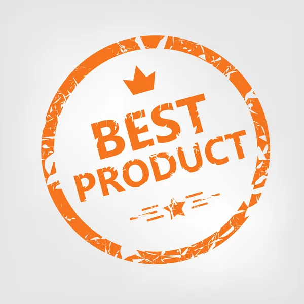 Best product rubber stamp — Stock Vector