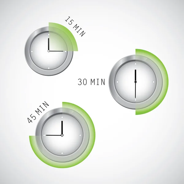 Timers ilustração vetorial — Vetor de Stock