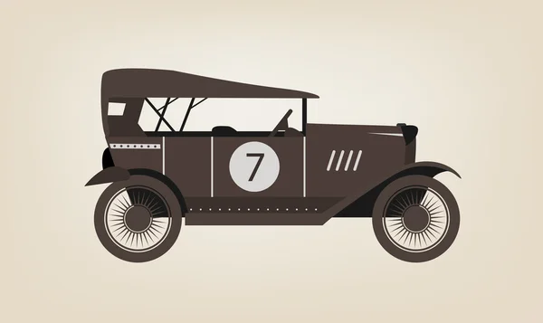 Vector coche vintage — Archivo Imágenes Vectoriales