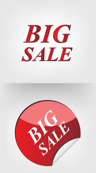 Big Sale sticker — Stock Vector