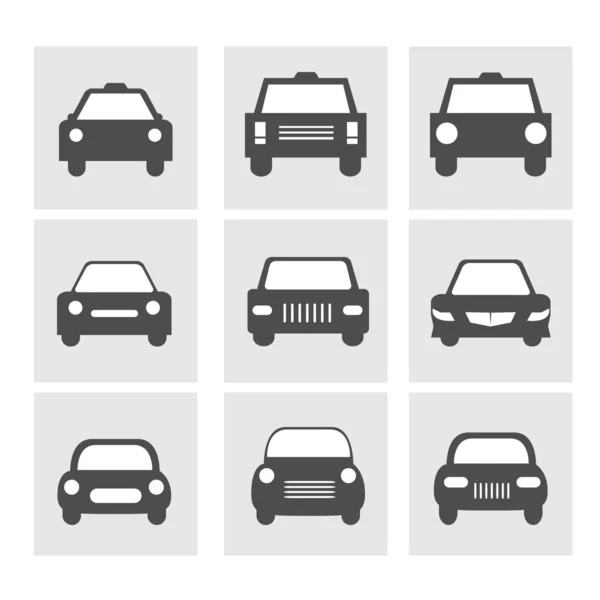 Car icons set — Stock Vector