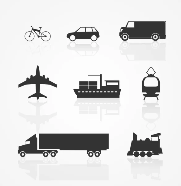 Icono de transporte — Vector de stock