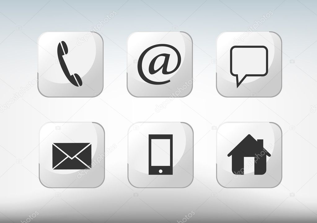 4 Contact icons