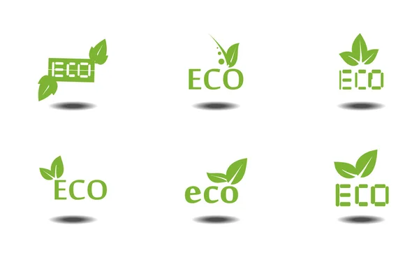 Ícones ecológicos — Vetor de Stock