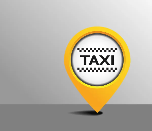 Wskaźnik taksówką — Wektor stockowy