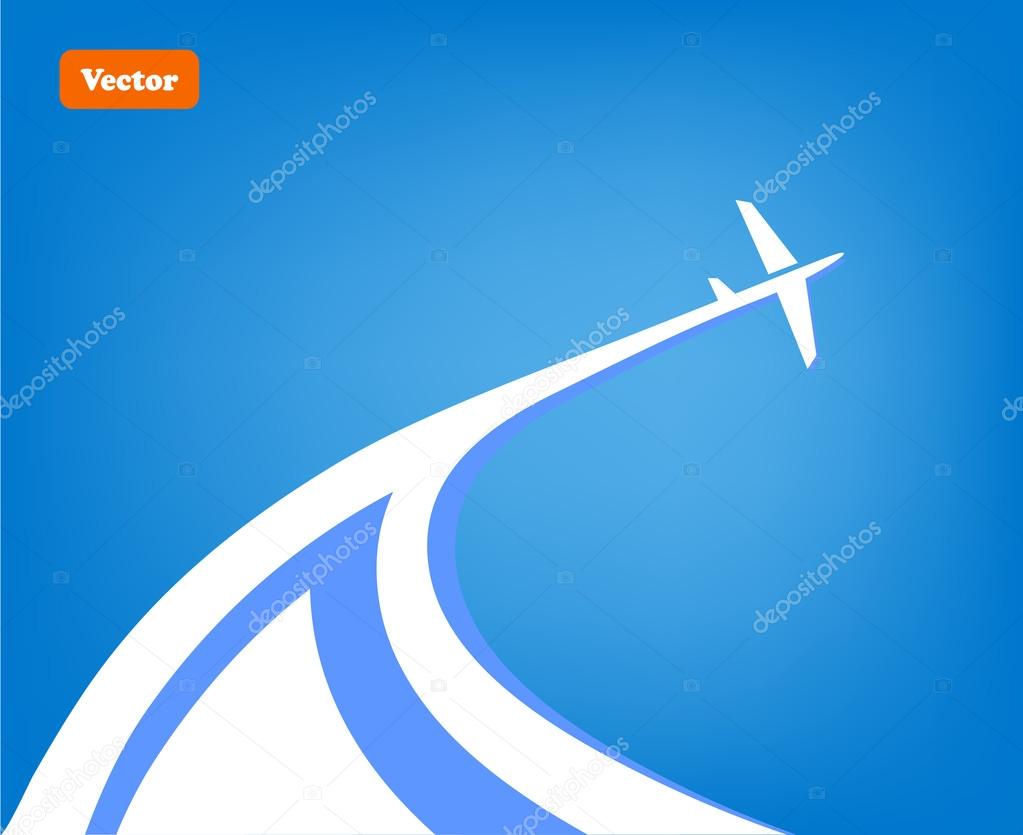 Airplane background Stock Vector Image by ©Olegro #28990369