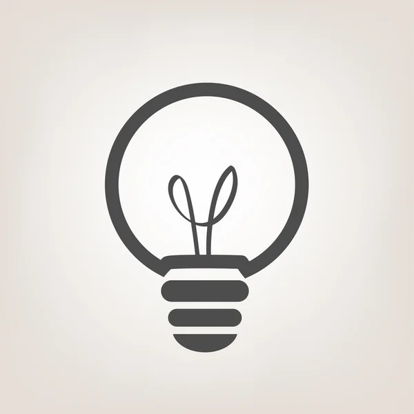 Light bulb icon — Stock Vector