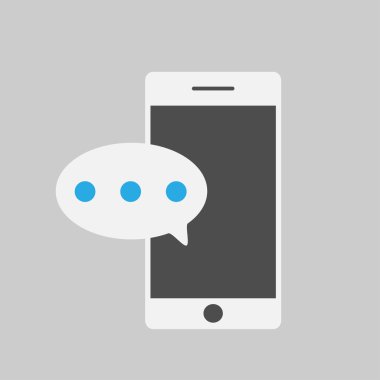 akıllı telefon ve Masaj, düz stil