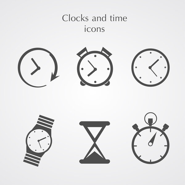 Clocks icons