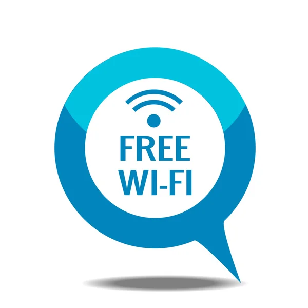 Icono de Wi-Fi gratuito — Archivo Imágenes Vectoriales