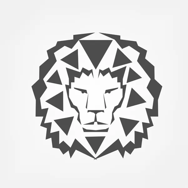 Tête de lion — Image vectorielle