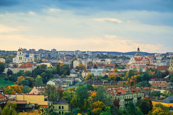 Vilnius Panoraması Stok Fotoğraf