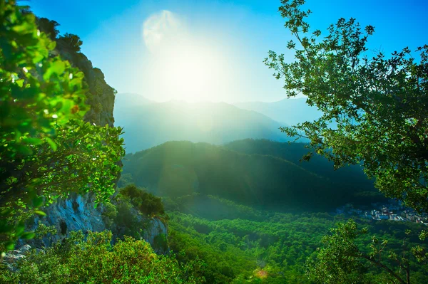 Dağlardaki manzara — Stok fotoğraf