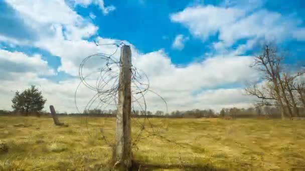 Blauer Himmel und Wolken — Stockvideo