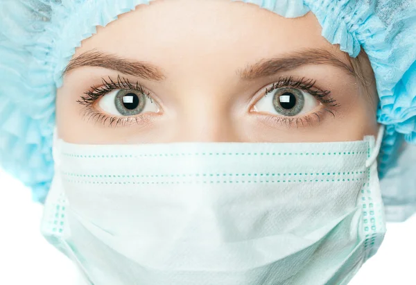 Doctor with surgical mask — Stock Photo, Image