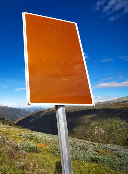 Verkeersbord met textspace — Stockfoto