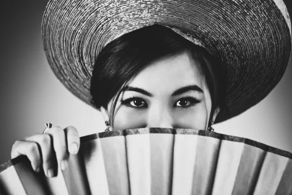 Jovem mulher japonesa retrato — Fotografia de Stock