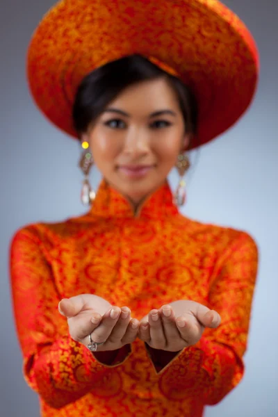 Mujer vietnamita joven —  Fotos de Stock