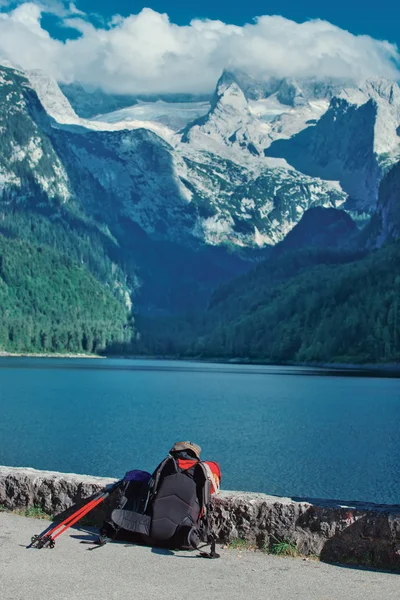 Alpes paisagem montanhosa — Fotografia de Stock