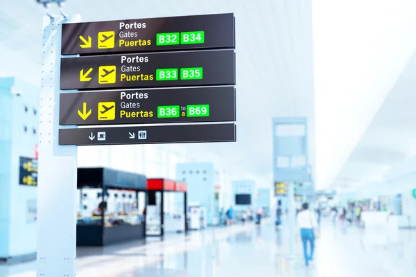 Tableaux d'aéroport — Photo