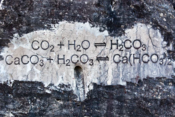 Хімічна формула — стокове фото