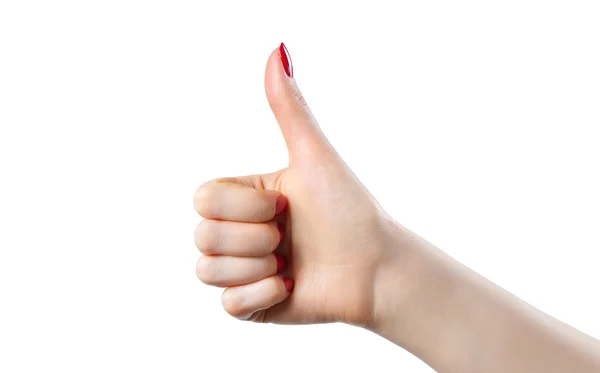 Thumb up handsign — Stock Photo, Image
