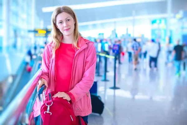 Woman with luggage