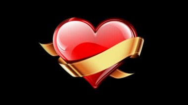 kalp ve altın afiş