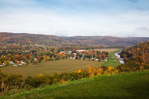 Autumn mountain rural landscape — Stock Photo, Image