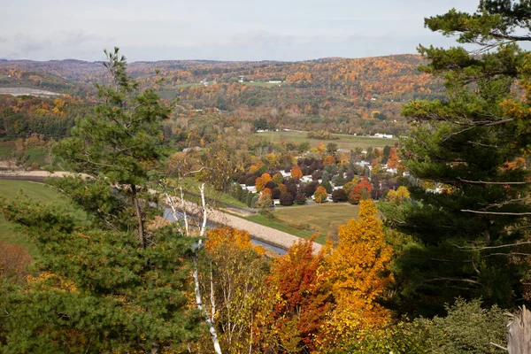 Outono montanha paisagem rural — Fotografia de Stock