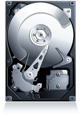 sabit disk sürücü hdd vektör