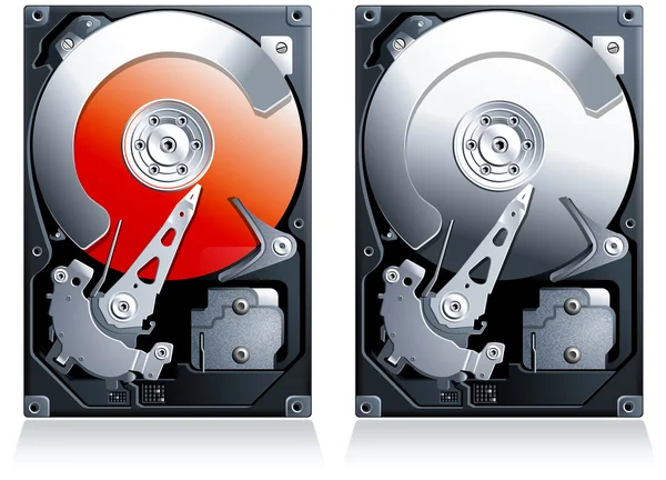 Unidad de disco duro HDD clipart — Foto de Stock