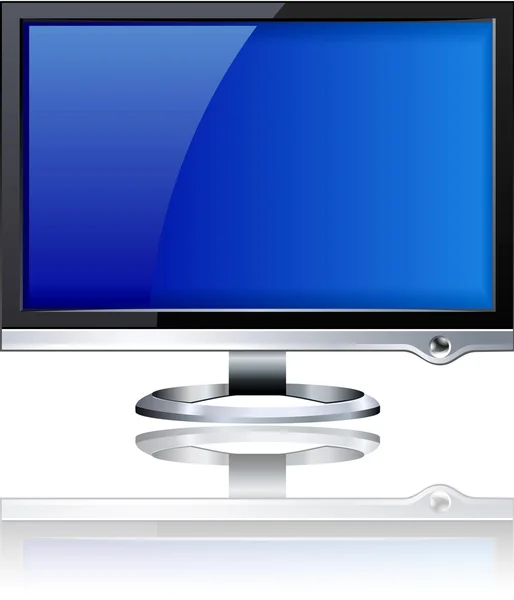 Flat Plasma LED LCD Display Computer Monitor — Stock Photo, Image